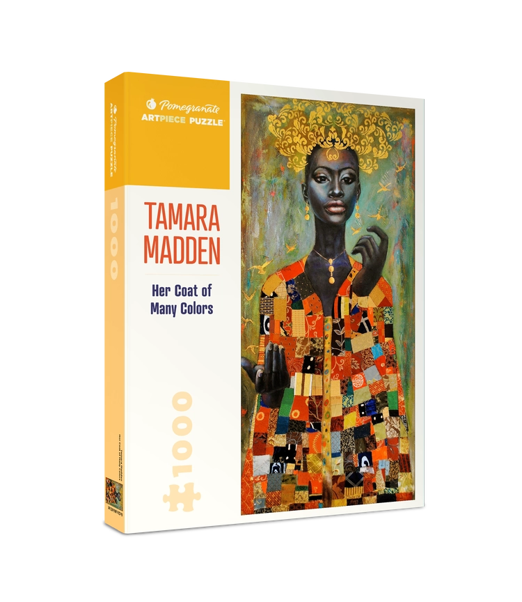 Her Coat of Many Colors by Tamara Madden – 1000 Piece Jigsaw Puzzle (Pomegranate)
