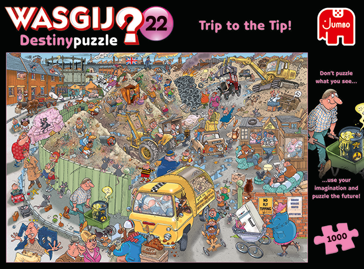 Box, straight on: Wasgij Destiny 22: Trip to the Tip! – 1000 Piece Jigsaw Puzzle (Wasgij)