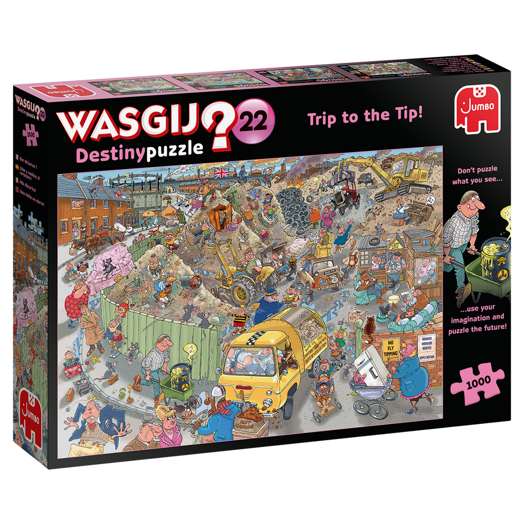 Box, turned right: Wasgij Destiny 22: Trip to the Tip! – 1000 Piece Jigsaw Puzzle (Wasgij)