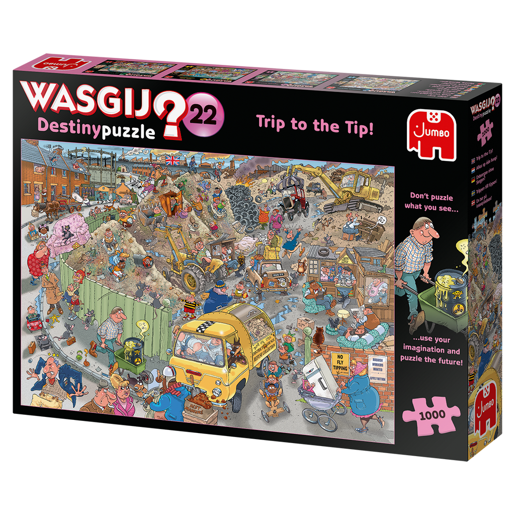 Box, turned left: Wasgij Destiny 22: Trip to the Tip! – 1000 Piece Jigsaw Puzzle (Wasgij)