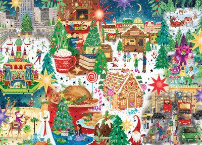 Christmas Around The World – 500 Piece Jigsaw Puzzle (Gibsons)