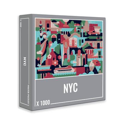 Cloudberries - New York City - 1000 Piece Jigsaw Puzzle