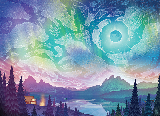 Aurora - 1000 Piece Jigsaw Puzzle (Cobble Hill)