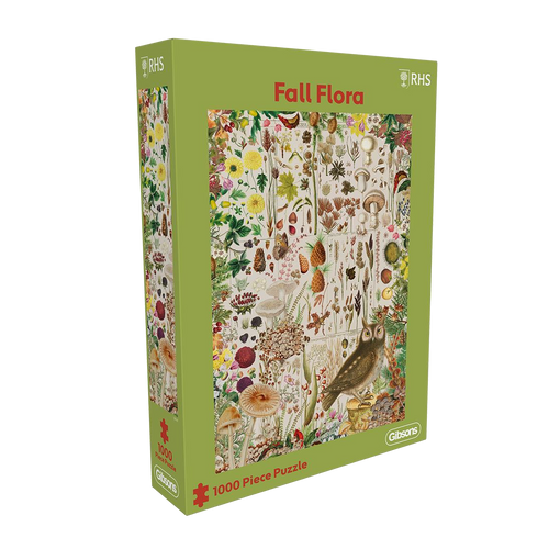 Fall Flora – RHS – 1000 Piece Jigsaw Puzzle (Gibsons) - Completed Puzzle