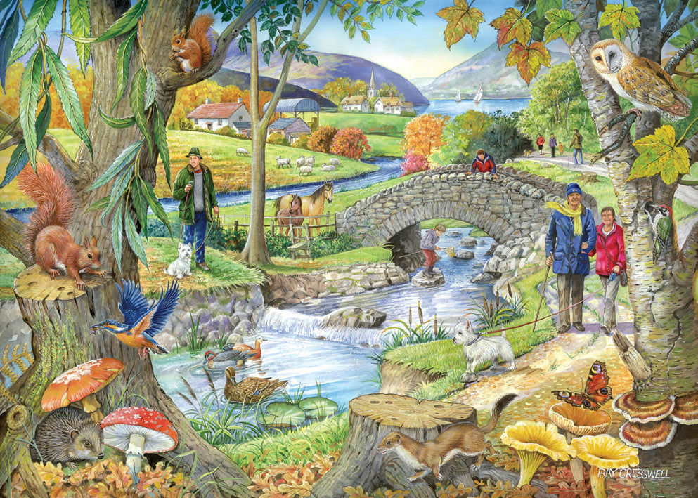 Riverside Walk – 250 Piece Jigsaw Puzzle (HOP)