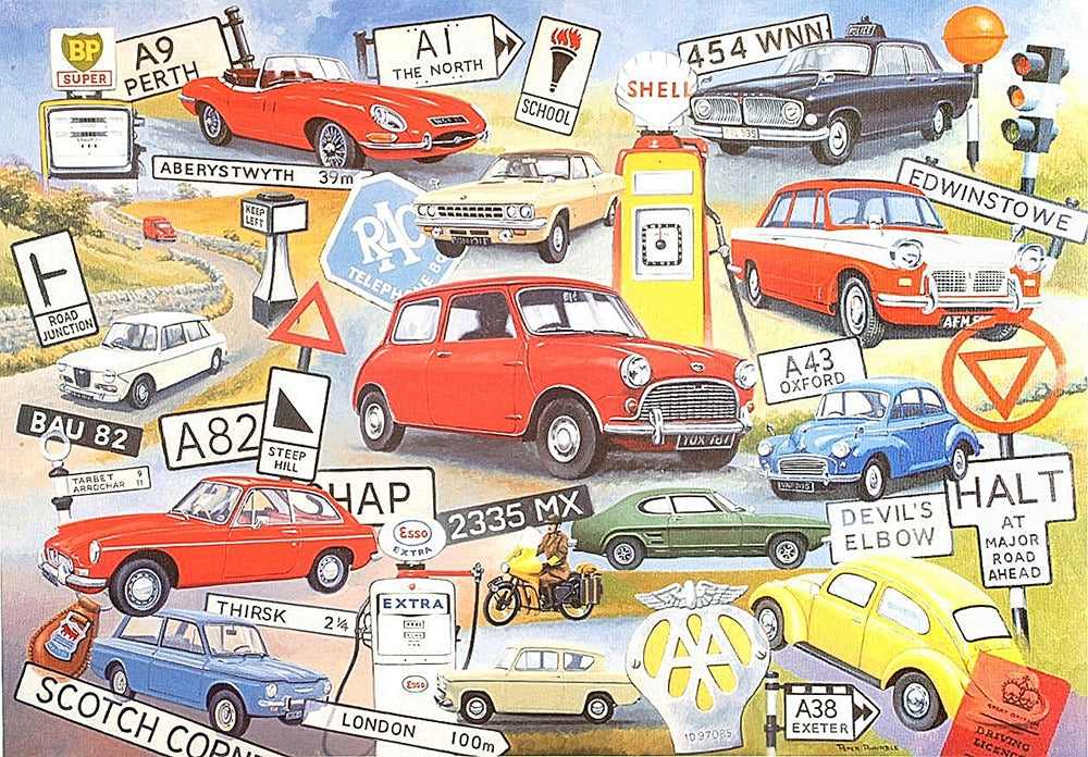 Artwork: On The Road Again – 1000 Piece Jigsaw Puzzle (House of Puzzles)
