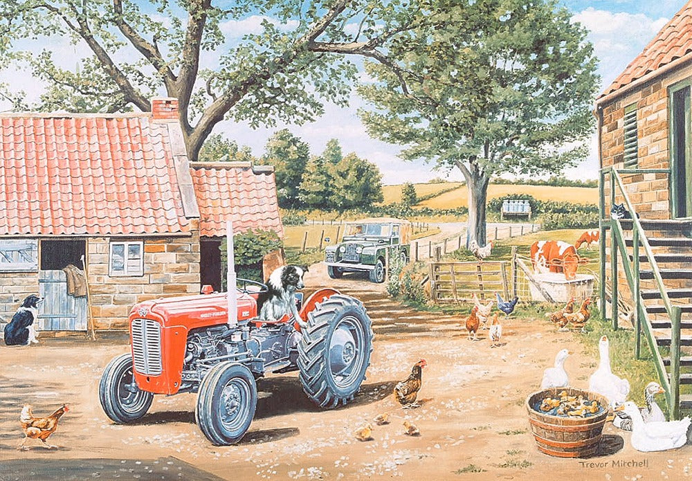 Artwork: The Farmyard – 1000 Piece Jigsaw Puzzle (House of Puzzles)