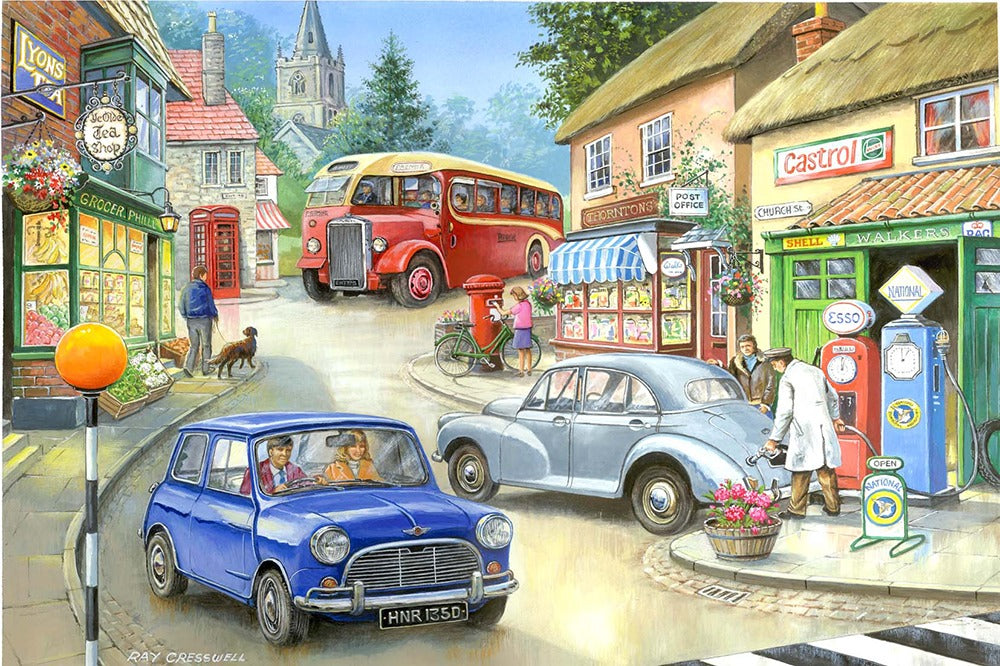 Artwork: Country Town – 250 Piece Jigsaw Puzzle (House of Puzzles)