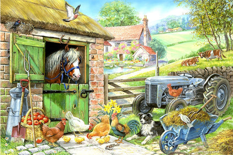 Artwork: Down On The Farm – 250 Piece Jigsaw Puzzle (House of Puzzles)