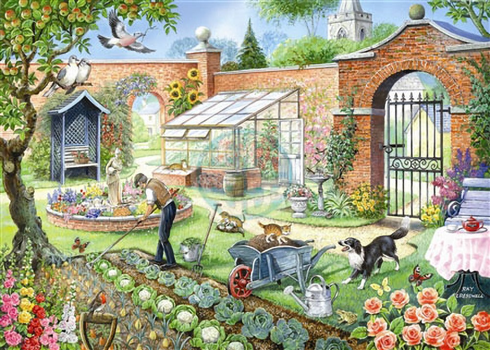 Artwork: Kitchen Garden – 1000 Piece Jigsaw Puzzle (House of Puzzles)