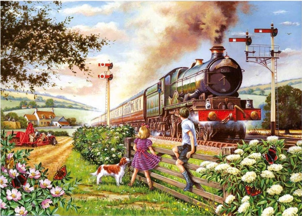 Artwork: Railway Children – 500 Piece Jigsaw Puzzle (House of Puzzles)