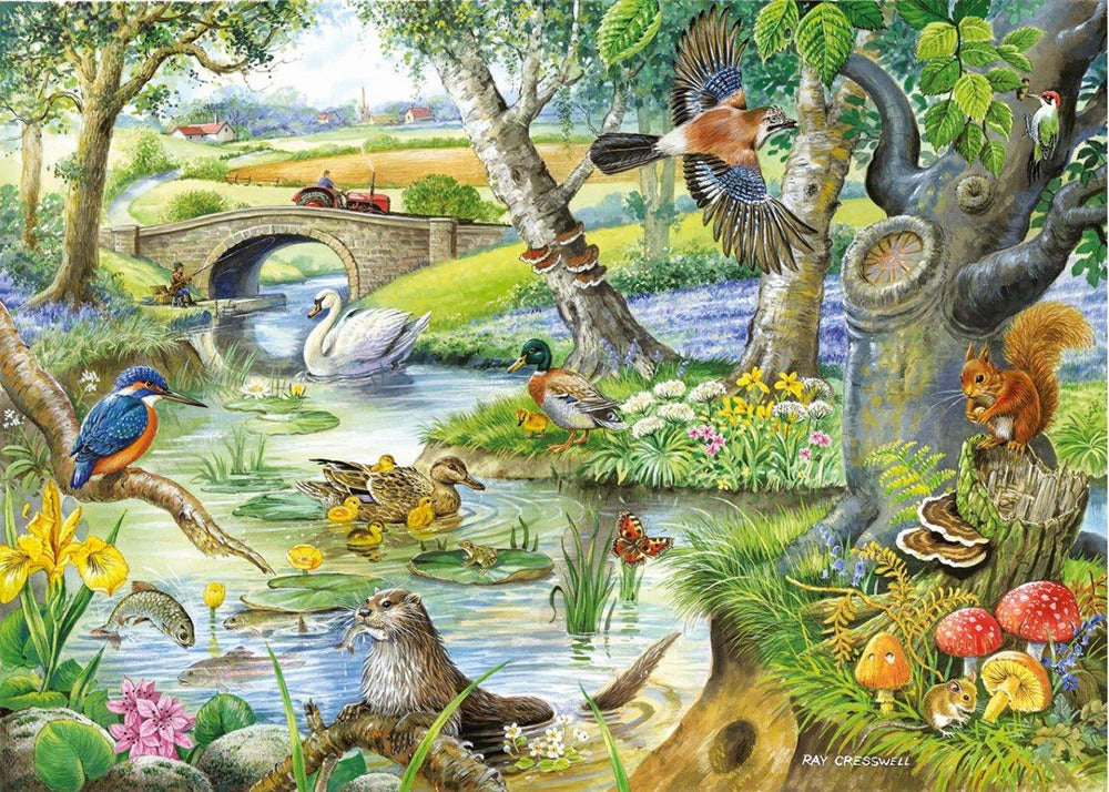 Artwork: Tales Of The River – 500 Piece Jigsaw Puzzle (House of Puzzles)