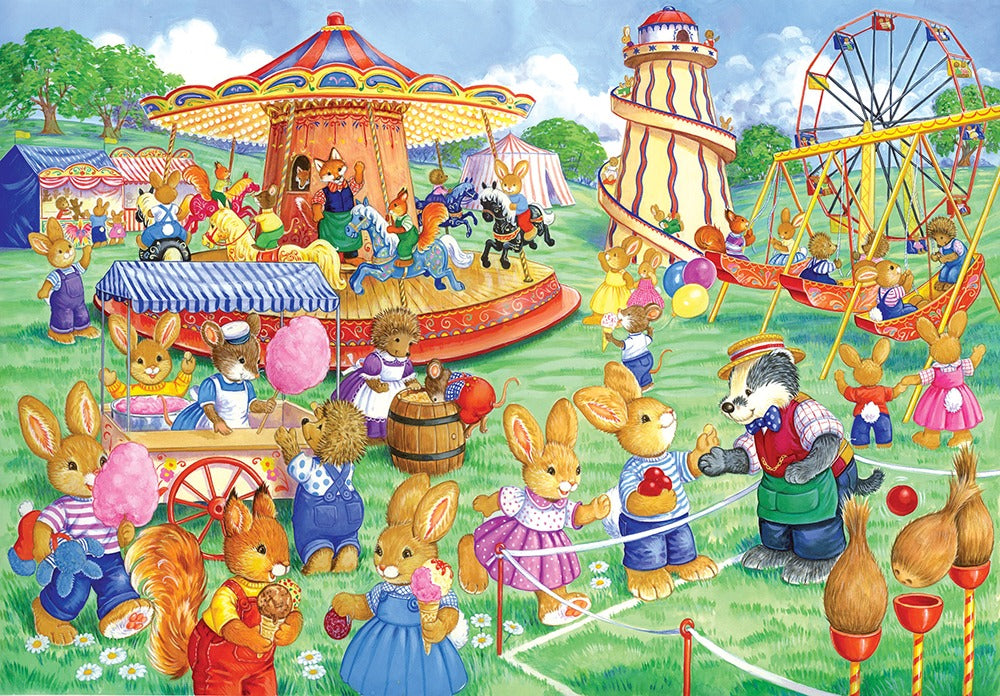 Artwork: Funfair Games – 80 Piece Jigsaw Puzzle (House of Puzzles)