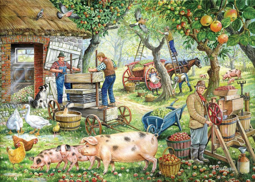 Artwork: Cider Makers – 1000 Piece Jigsaw Puzzle (House of Puzzles)