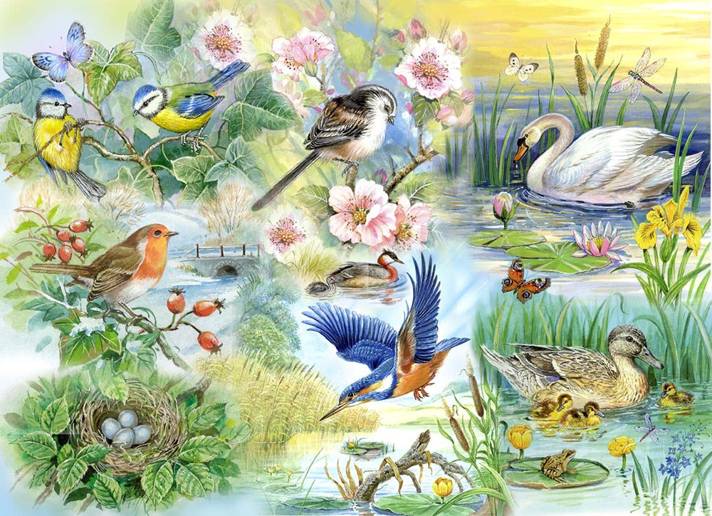 Artwork: Feathered Friends – 250 Piece Jigsaw Puzzle (House of Puzzles)