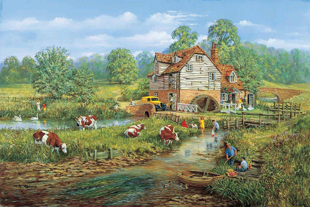 Artwork: The Mill Stream – 1000 Piece Jigsaw Puzzle (House of Puzzles)
