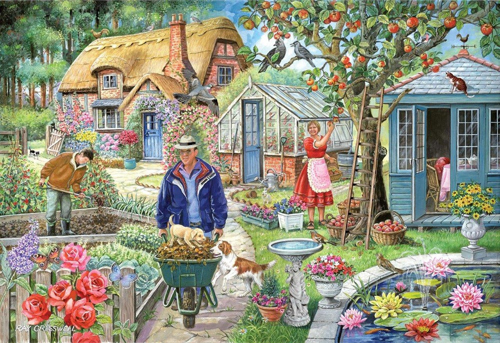 Artwork: In The Garden – 1000 Piece Jigsaw Puzzle (House of Puzzles)