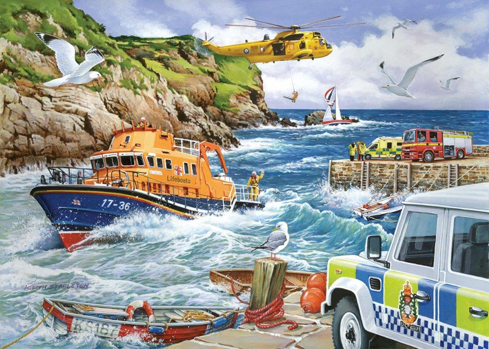 Artwork: Rescue – 1000 Piece Jigsaw Puzzle (House of Puzzles)
