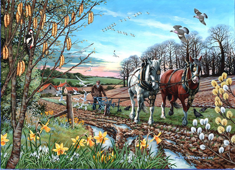 Artwork: Final Furrow – 500 Piece Jigsaw Puzzle (House of Puzzles)