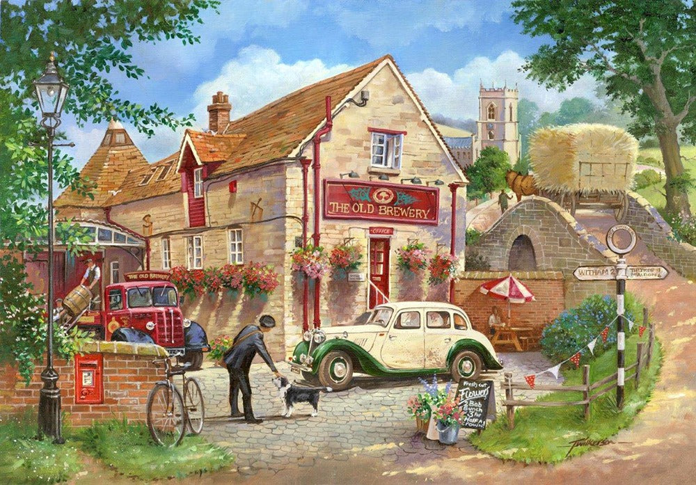 Artwork: Old Brewery – 500 Piece Jigsaw Puzzle (House of Puzzles)