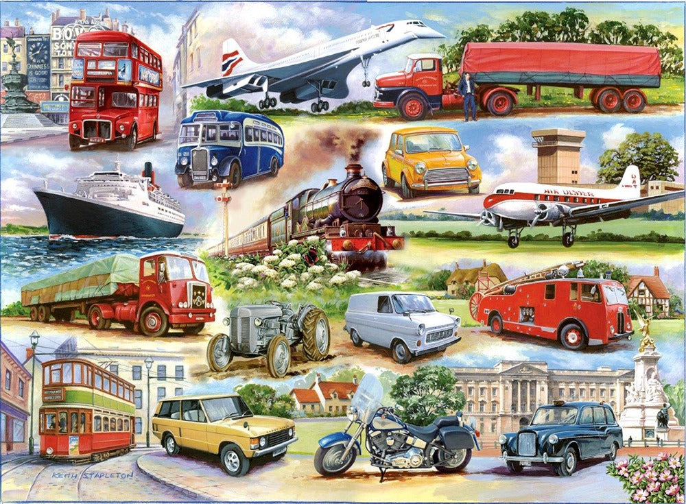 Artwork: Golden Oldies – 1000 Piece Jigsaw Puzzle (House of Puzzles)