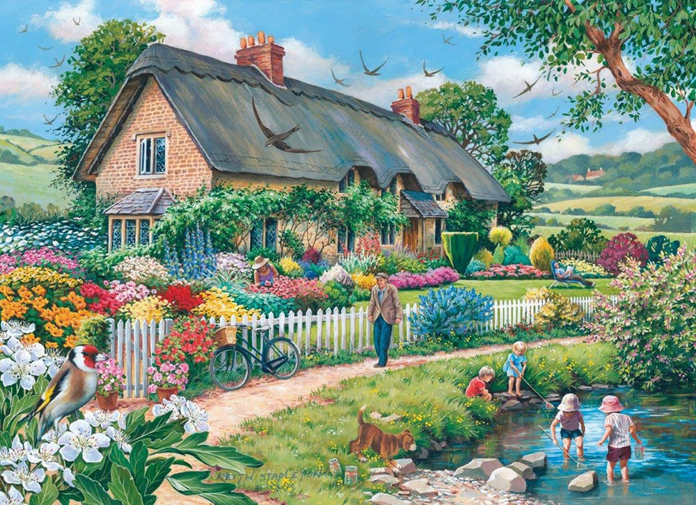 Artwork: Lazy Days – 500 Piece Jigsaw Puzzle (House of Puzzles)