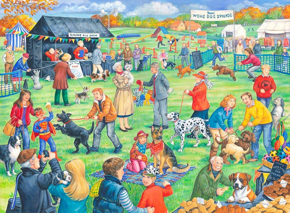 Artwork: Scruffs – 500 Piece Jigsaw Puzzle (House of Puzzles)