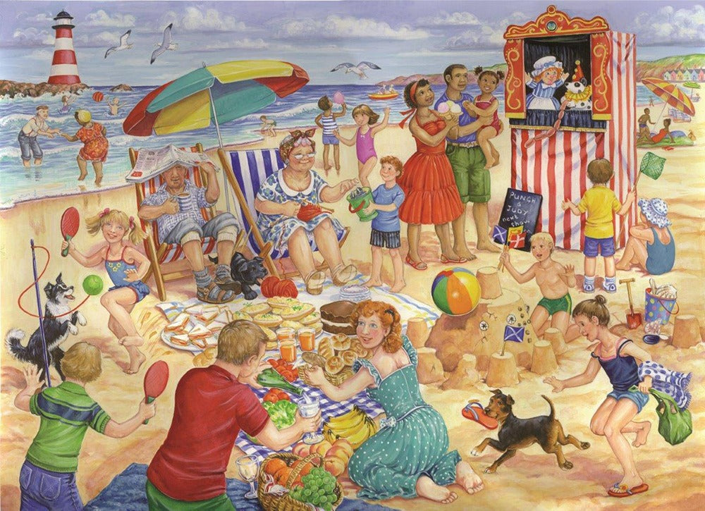 Artwork: Trip To The Seaside – 250 Piece Jigsaw Puzzle (House of Puzzles)