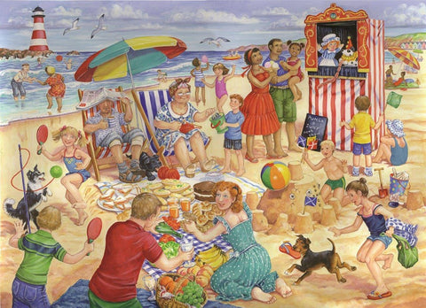 Artwork: Trip To The Seaside – 250 Piece Jigsaw Puzzle (House of Puzzles)