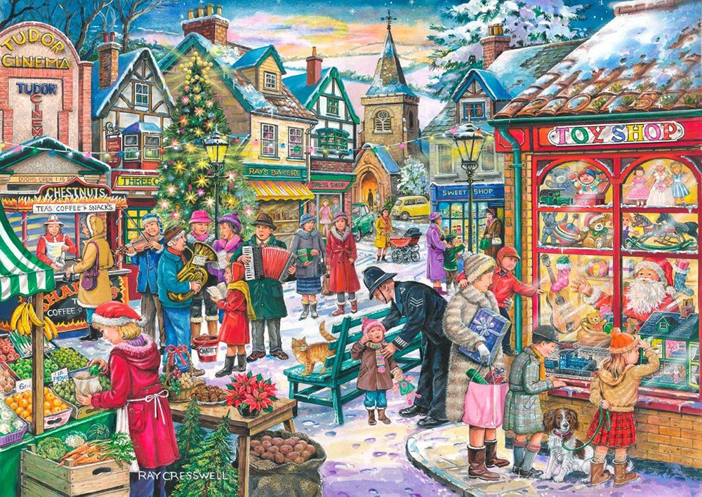 Artwork: Window Shopping – 500 Piece Jigsaw Puzzle (House of Puzzles)