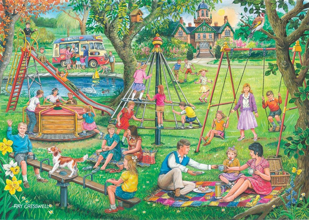 Artwork: Park & Rides – 1000 Piece Jigsaw Puzzle (House of Puzzles)