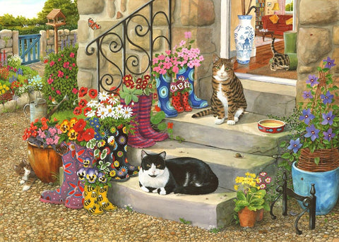 Artwork: Puss 'N' Boots – 500 Piece Jigsaw Puzzle (House of Puzzles)