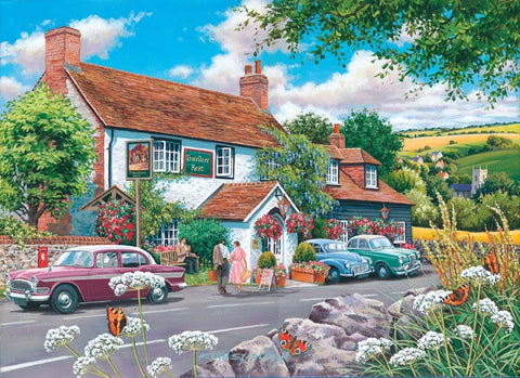 Artwork: Travellers Rest – 500 Piece Jigsaw Puzzle (House of Puzzles)