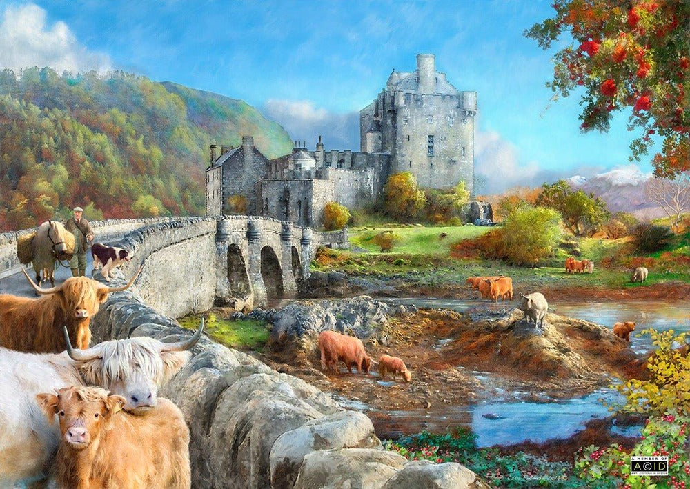 Artwork: Highland Morning – 1000 Piece Jigsaw Puzzle (House of Puzzles)