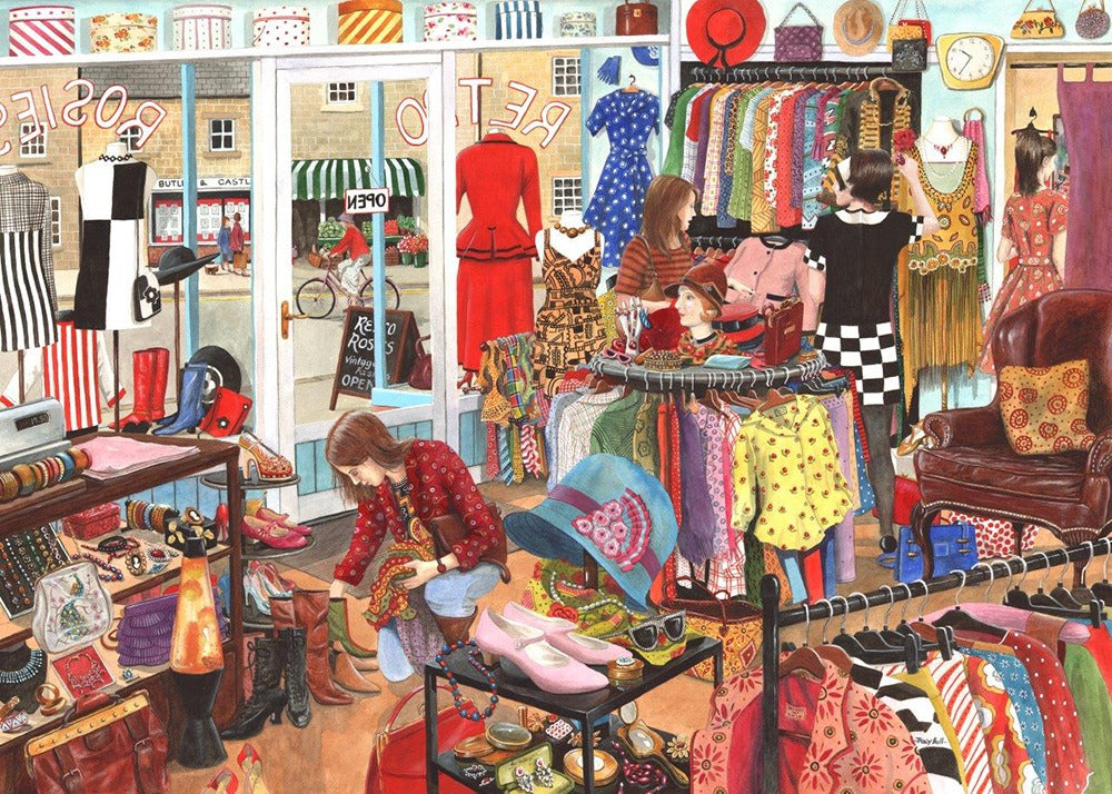 Artwork: Retro Rosie's – 1000 Piece Jigsaw Puzzle (House of Puzzles)