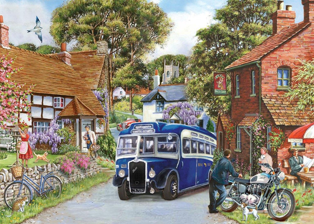Artwork: Tight Corner – 500 Piece Jigsaw Puzzle (House of Puzzles)