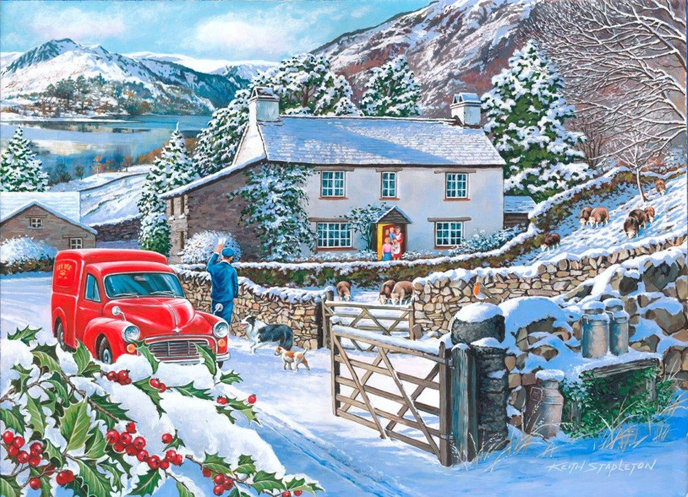 Artwork: A Welcome Visit – 500 Piece Jigsaw Puzzle (House of Puzzles)