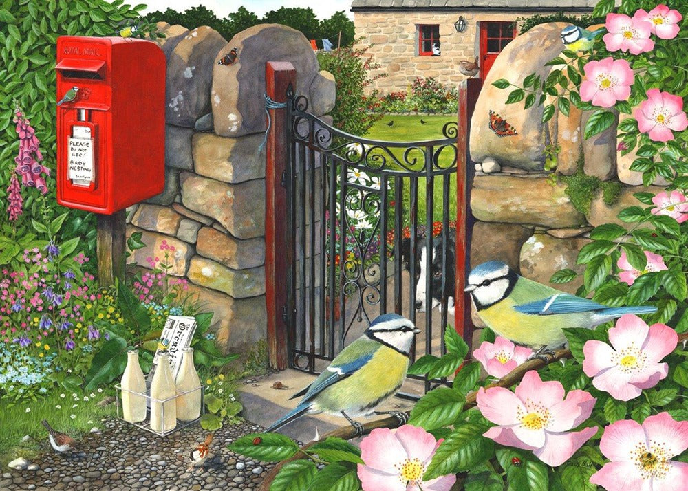 Artwork: Morning Chat – 500 Piece Jigsaw Puzzle (House of Puzzles)