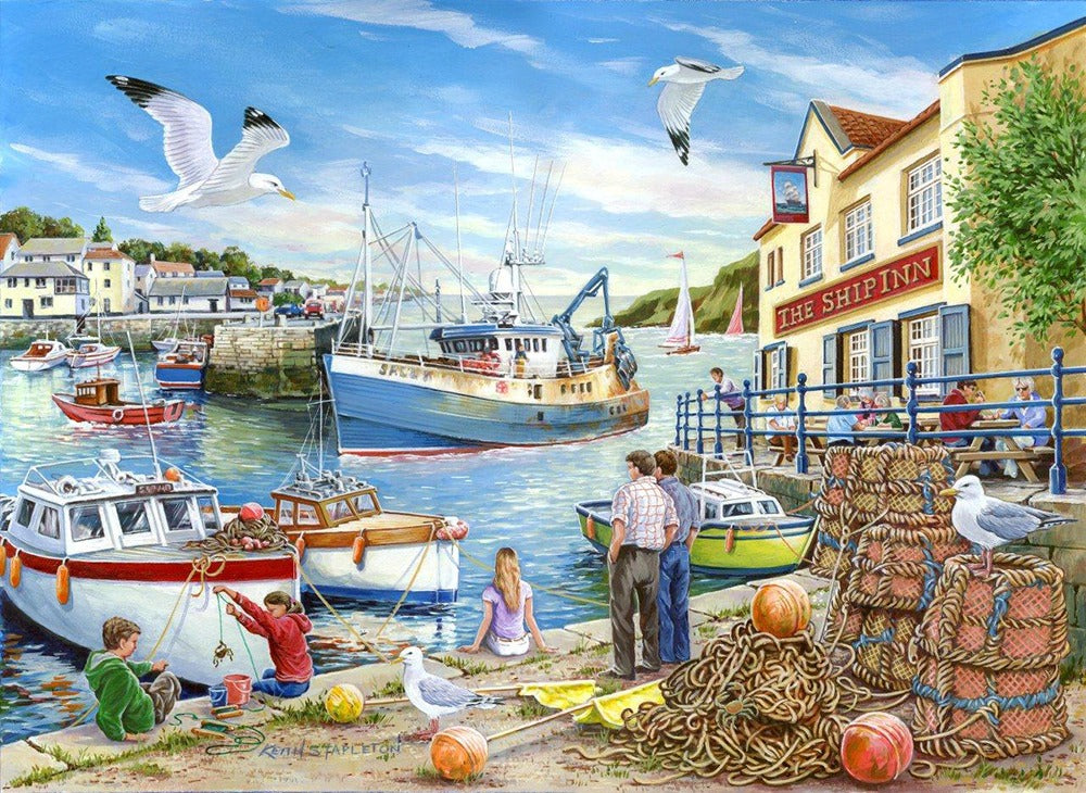 Artwork: Ship Inn – 1000 Piece Jigsaw Puzzle (House of Puzzles)