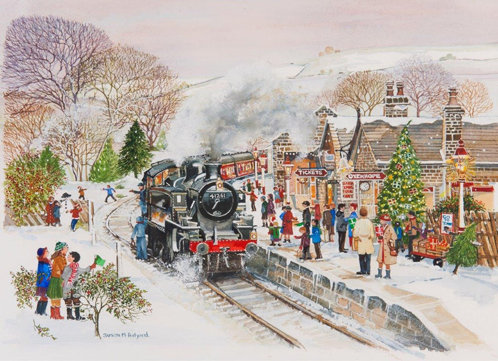 Artwork: Steaming Along – 250 Piece Jigsaw Puzzle (House of Puzzles)