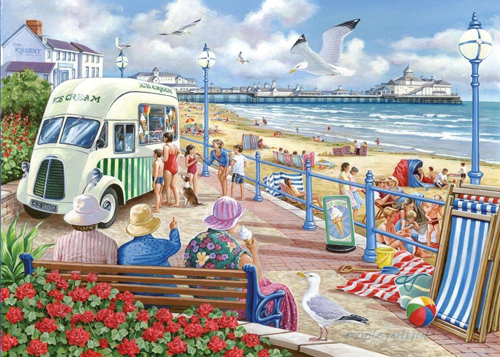 Artwork: Sun, Sea & Sand – 1000 Piece Jigsaw Puzzle (House of Puzzles)