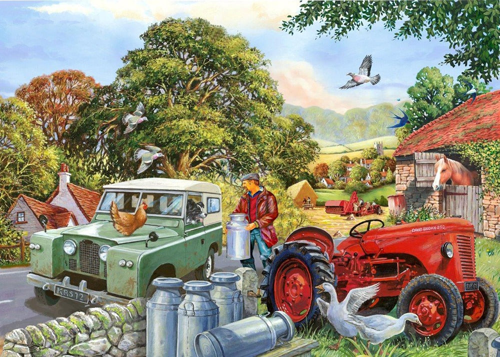 Artwork: Bob & His Dog by HOP – 500 Piece Jigsaw Puzzle (House of Puzzles)
