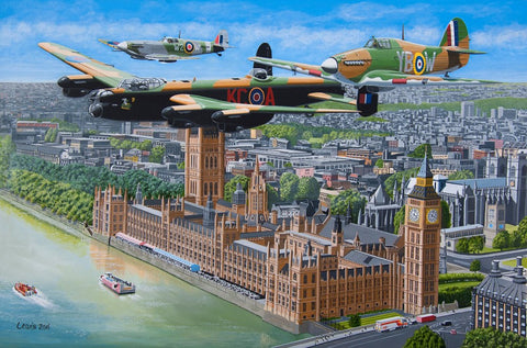 Artwork: Fly Past – 500 Piece Jigsaw Puzzle (House of Puzzles)