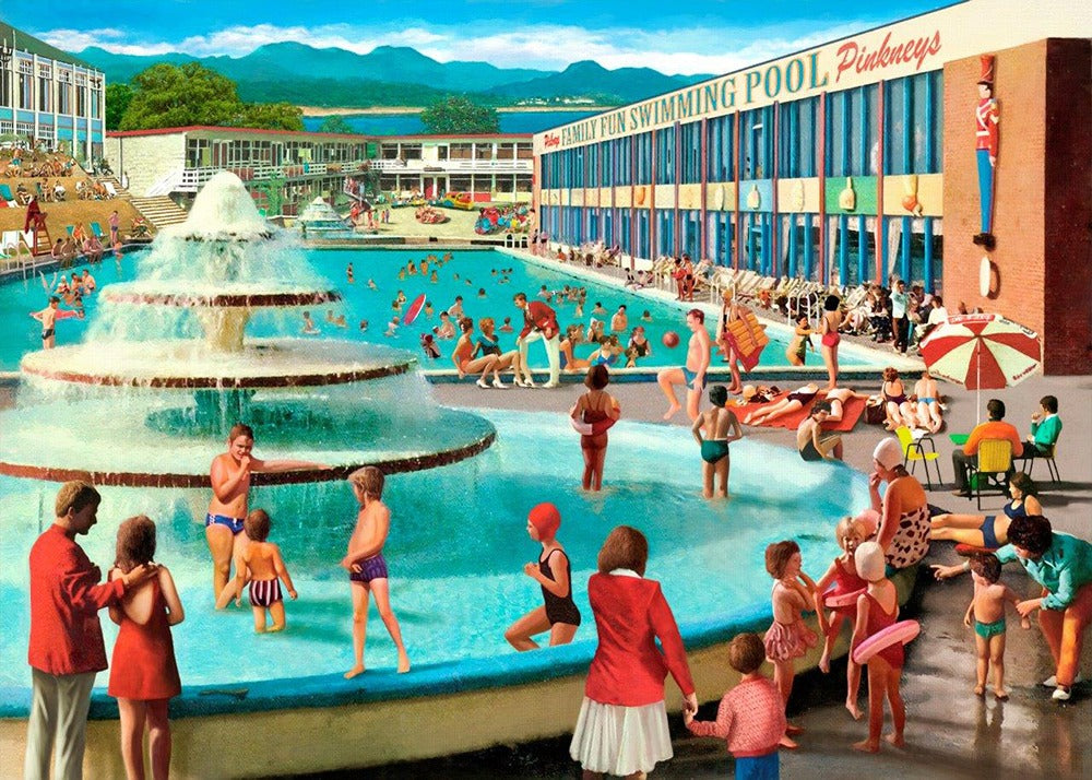 Artwork: Holiday Camp – 500 Piece Jigsaw Puzzle (House of Puzzles)
