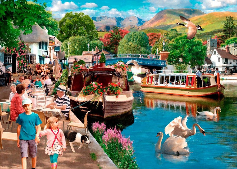 Artwork: Sunny Afternoon – 500 Piece Jigsaw Puzzle (House of Puzzles)