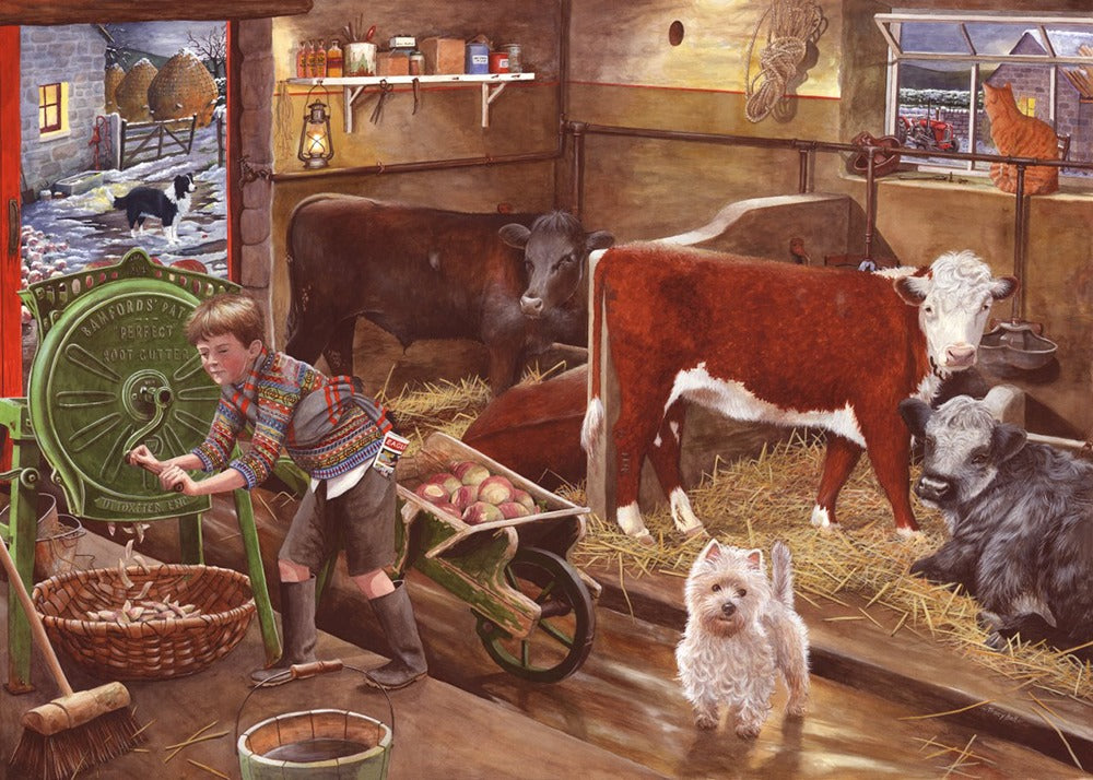 Artwork: Winter Feeding – 500 Piece Jigsaw Puzzle (House of Puzzles)
