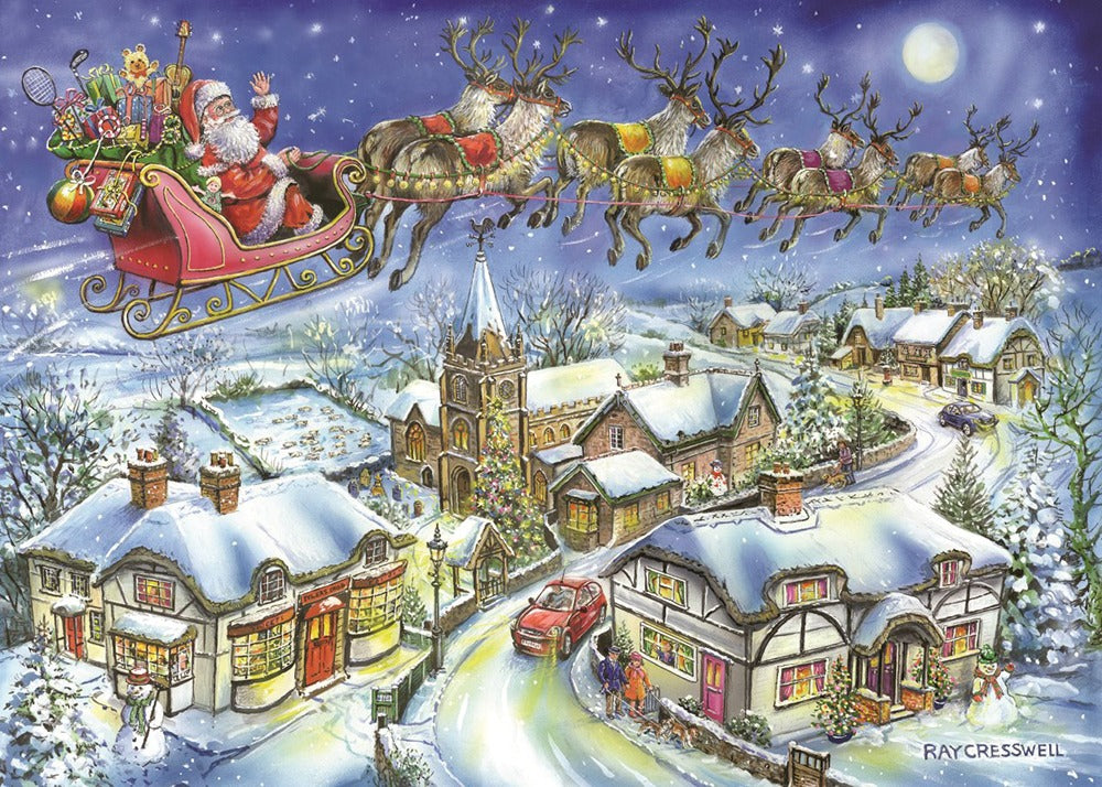 Artwork: Christmas Eve – 1000 Piece Jigsaw Puzzle (House of Puzzles)