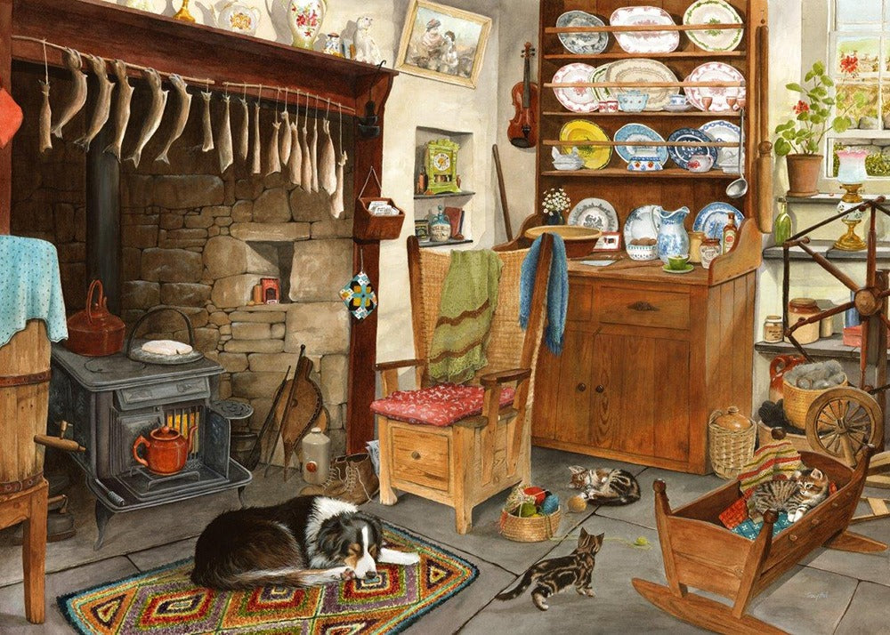 Artwork: Fisherman's Cottage – 500 Piece Jigsaw Puzzle (House of Puzzles)