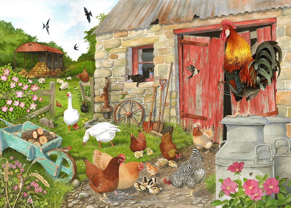Artwork: Ruling The Roost – 500 Piece Jigsaw Puzzle (House of Puzzles)