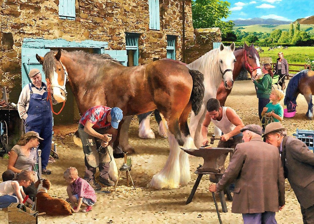 Artwork: Time For New Shoes – 500 XL Piece Jigsaw Puzzle (House of Puzzles)